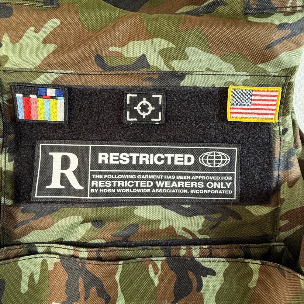 Of All Threads Tactical Vest Mens OSFA Camo ICONS Restricted Green Camo NEW - Picture 9 of 11
